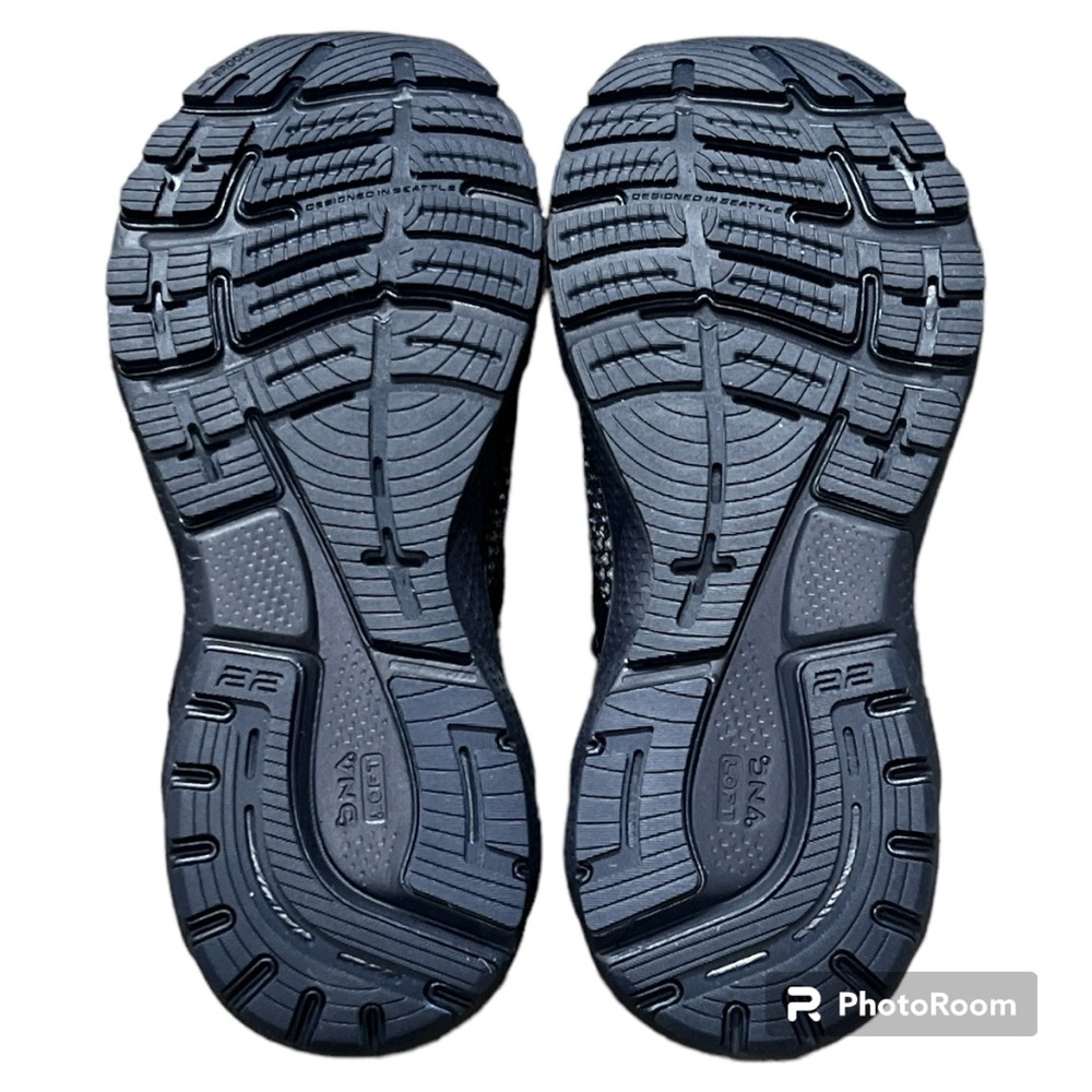 Brooks Adrenaline GTS 22 running shoes sneakers peacoat/gray/sunflower 8M NEW - Picture 5 of 7